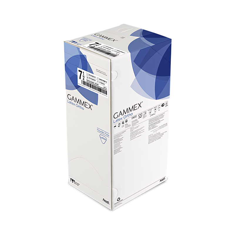 Gammex® Latex Ortho, Латексні хірургічні рукавички стерильні - без пудри р.7.5